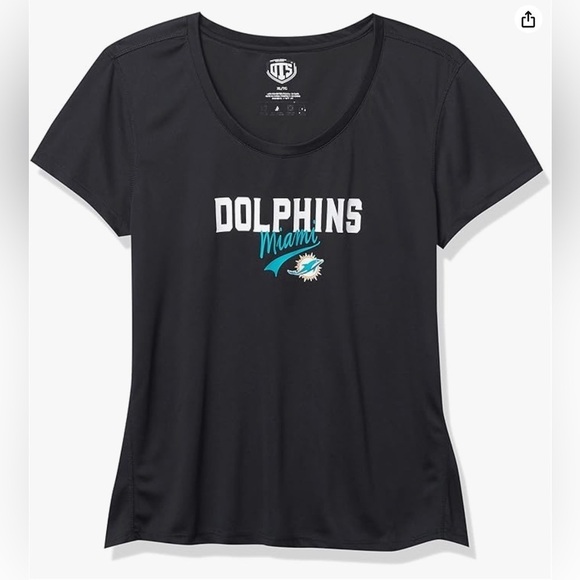 NWT NFL Miami Dolphins Women’s Tee - Size Small - Picture 1 of 6